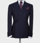 Men Slim Fit Textured Formal Two Piece Suit