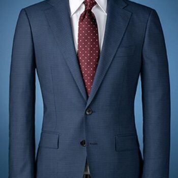 Navy Blue Single Breasted Suit