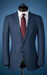 Navy Blue Single Breasted Suit